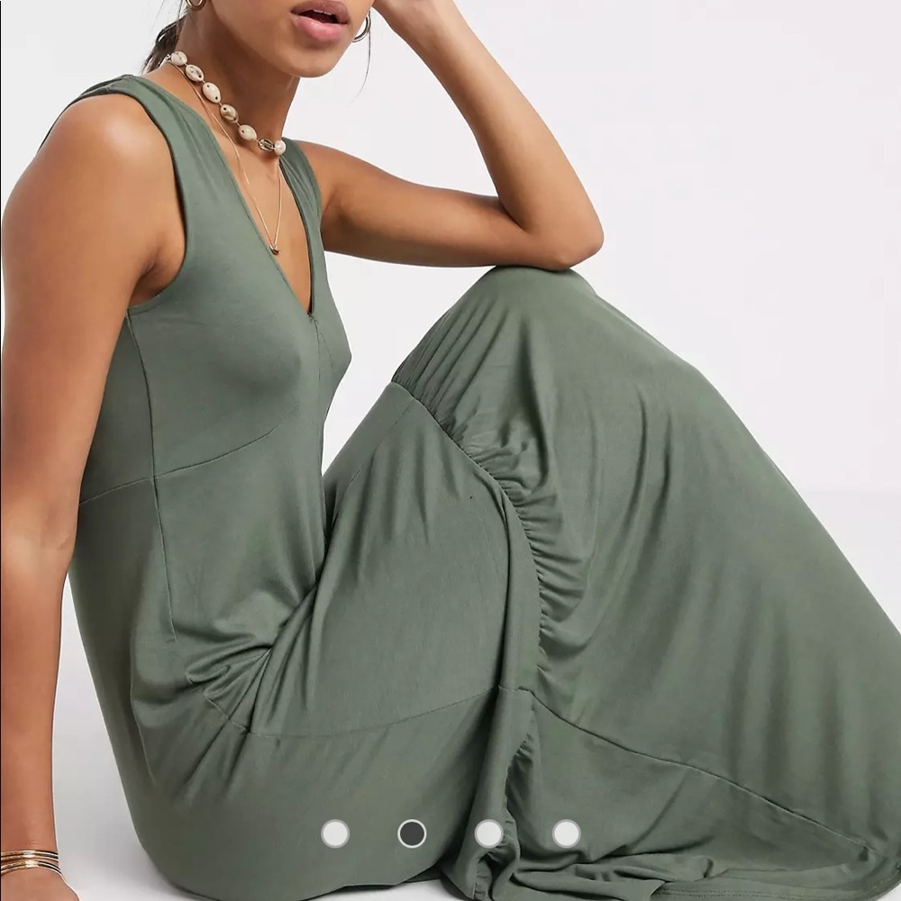 Olive maxi dress - Asos